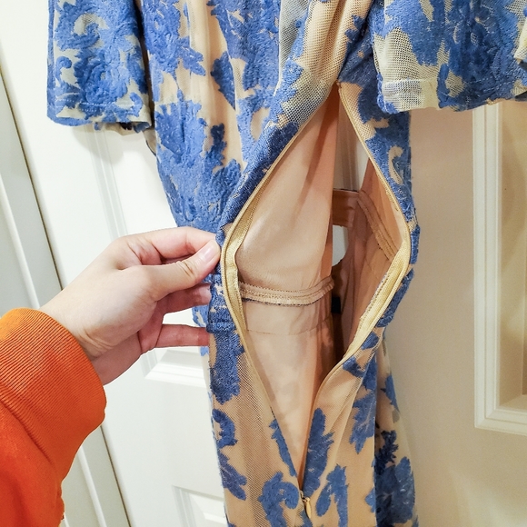 For Love and Lemons Blue San Marcos Mini Dress - Picture 4 of 6